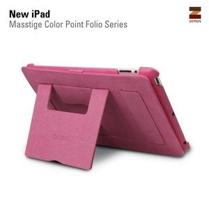 Zenus Ipad 2. 3 en 4 Masstige Color point Folio Series - Pink