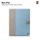 Zenus Ipad 2. 3 en 4 Masstige E-Note Diary Series - Blue