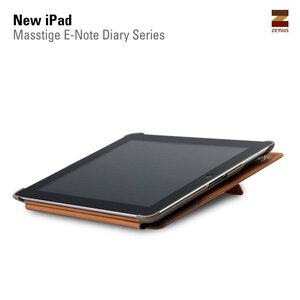 Zenus Ipad 2. 3 en 4 Masstige E-Note Diary Series - Camel