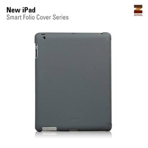 Zenus Ipad 2. 3 en 4 Smart Folio Series -Dark Grey