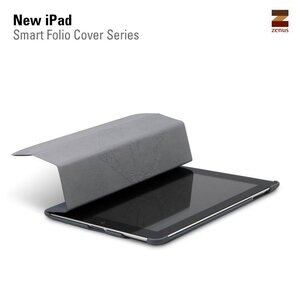 Zenus Ipad 2. 3 en 4 Smart Folio Series -Dark Grey