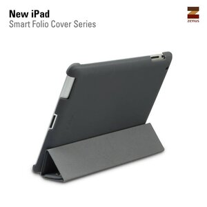 Zenus Ipad 2. 3 en 4 Smart Folio Series -Dark Grey