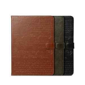 Zenus Ipad Air Masstige Lettering Diary Series -Deep Khaki
