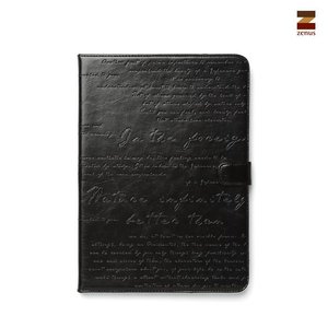 Zenus Ipad Air Masstige Lettering Diary Series -Black