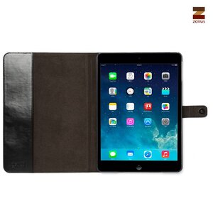 Zenus Ipad Air Masstige Lettering Diary Series -Black