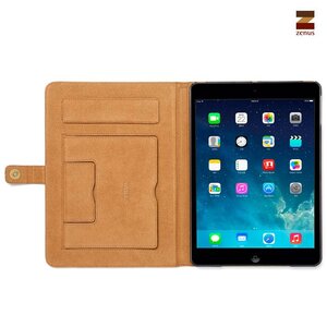 Zenus Ipad Air Prestige Retro Vintage Diary Series -Vintage Bruin