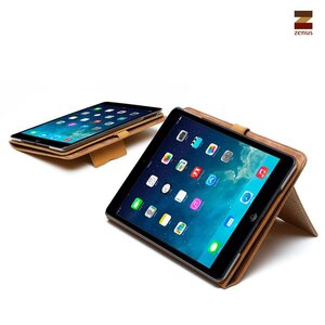 Zenus Ipad Air Prestige Retro Vintage Diary Series -Vintage Bruin