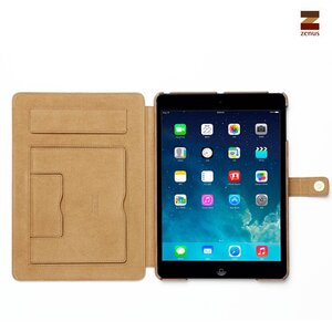 Zenus Ipad Air Prestige Vintage With Signage Diary -Vintage Brown