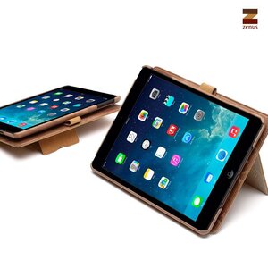 Zenus Ipad Air Prestige Vintage With Signage Diary -Vintage Brown