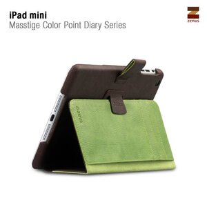 Zenus Ipad Mini Masstige Color Point Diary Series -Black Chocolate