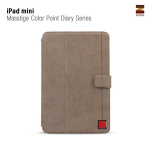 Zenus Ipad Mini Masstige Color Point Diary Series -Jazz Grey