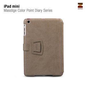 Zenus Ipad Mini Masstige Color Point Diary Series -Jazz Grey