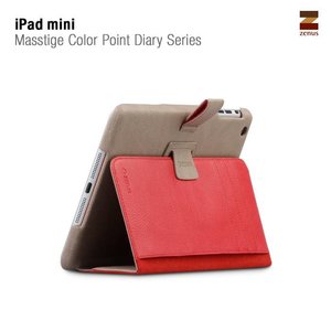 Zenus Ipad Mini Masstige Color Point Diary Series -Jazz Grey