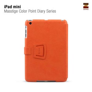 Zenus Ipad Mini Masstige Color Point Diary Series -Orange