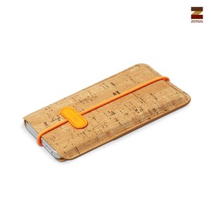 Zenus iPhone 5 / 5S / 5C Masstige E-Cork Pouch - Neon Orange