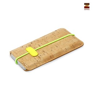 Zenus iPhone 5 / 5S / 5C Masstige E-Cork Pouch - Neon Lime