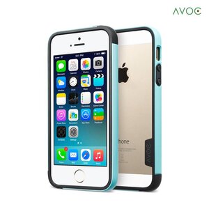 Avoc iPhone 5 / 5S Bumper Duo Avoc - Menthol / Grey