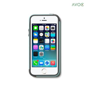 Avoc iPhone 5 / 5S Bumper Duo Avoc - Menthol / Grey