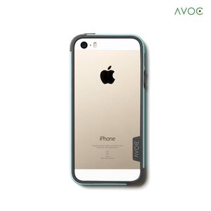 Avoc iPhone 5 / 5S Bumper Duo Avoc - Menthol / Grey