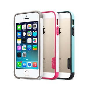 Avoc iPhone 5 / 5S Bumper Duo Avoc - White / Grey