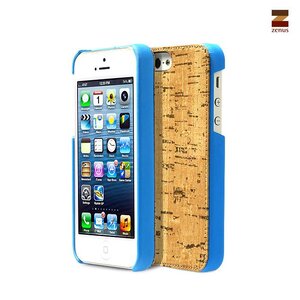 Zenus iPhone 5 / 5S Masstige E-Cork Bar - Neon Bleu