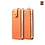 Zenus iPhone 5 / 5S Masstige Quilt faminine Folder - Orange