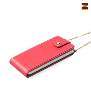 Zenus iPhone 5 / 5S Masstige Quilt faminine Folder - Red