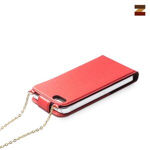 Zenus iPhone 5 / 5S Masstige Quilt faminine Folder - Red