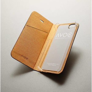 Avoc iPhone 5 / 5S Masstige Toscane Diary Avoc - Brown