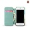 Zenus iPhone 5 / 5S Prestige Eel Leather Diary Series - Multi Green