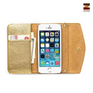 Zenus iPhone 5 / 5S Prestige Gold Diary - Gold