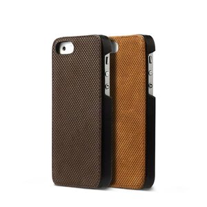 Zenus iPhone 5 / 5S Prestige Pixel Leather Bar Case - Camel