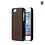 Zenus iPhone 5 / 5S Prestige Pixel Leather Bar Case - Dark Brown