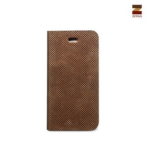 Zenus iPhone 5 / 5S Prestige Pixel Leather Diary - Camel