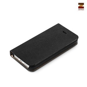 Zenus iPhone 5 / 5S Prestige Pixel Leather Diary - Black