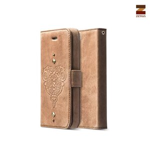 Zenus iPhone 5 / 5S Prestige Retro Vintage Diary - Vintage Brown