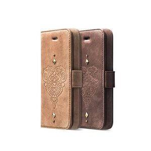 Zenus iPhone 5 / 5S Prestige Retro Vintage Diary - Vintage Brown