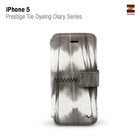 Zenus iPhone 5 / 5S Prestige Tie Dying Diary -Brown Mix