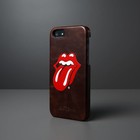 Bravado iPhone 5 / 5S Rolling Stones - Classic Tongue Leather Bar - Brown