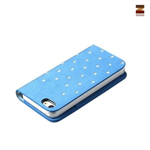 Zenus iPhone 5C Masstige Z Brogue Diary - Blue