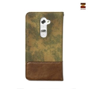 Zenus LG G2 Masstige Camo Diary Series -Green