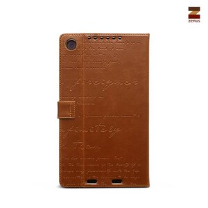 Zenus Nexus 7 Tablet Masstige lettering diary - Brown