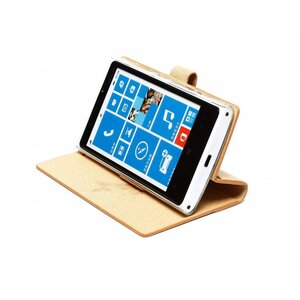 Zenus Nokia Lumia 920 Masstige Combi E-Stand Diary -Camel