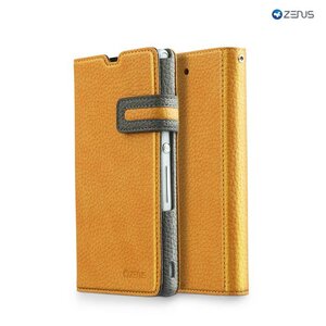 Zenus Sony Xperia Z Masstige Modern Edge Diary Series -Yellow