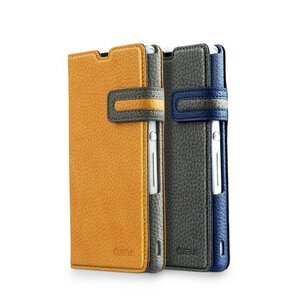 Zenus Sony Xperia Z Masstige Modern Edge Diary Series -Yellow