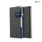 Zenus Sony Xperia Z Masstige Modern Edge Diary Series - Dark Gray