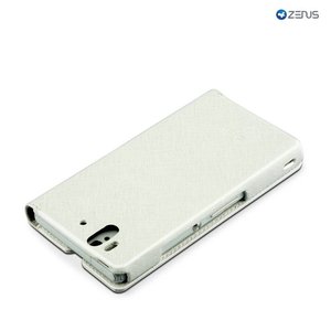 Zenus Sony Xperia Z Prestige Minimal Diary Series -White