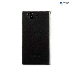 Zenus Sony Xperia Z Prestige Minimal Diary Series -Black
