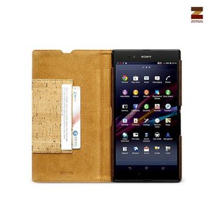 Zenus Sony Xperia Z Ultra Masstige E-Cork Diary -Brown