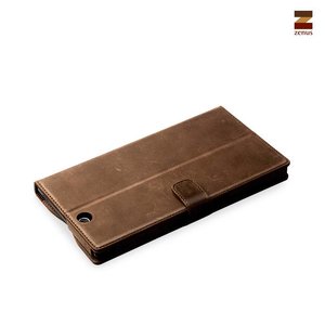 Zenus Sony Xperia Z Ultra Prestige Neo Vintage Diary Series -Dark Brown